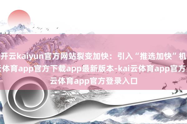 开云kaiyun官方网站裂变加快：引入“推选加快”机制-kai云体育app官方下载app最新版本-kai云体育app官方登录入口
